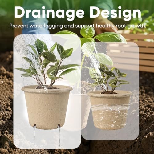 20 Pack 5 Inch Biodegradable Nursery Peat Pots