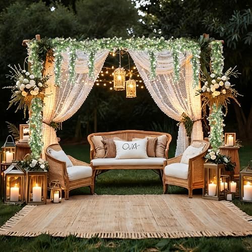 RECUTMS Garlands for Decoration Lighted Artifical Greenery Hanging Vines