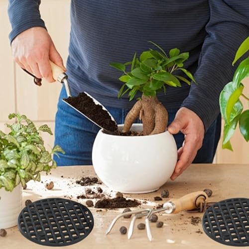 Plant Pot Mesh, 2.1", 55mm, Black, 50 Pcs