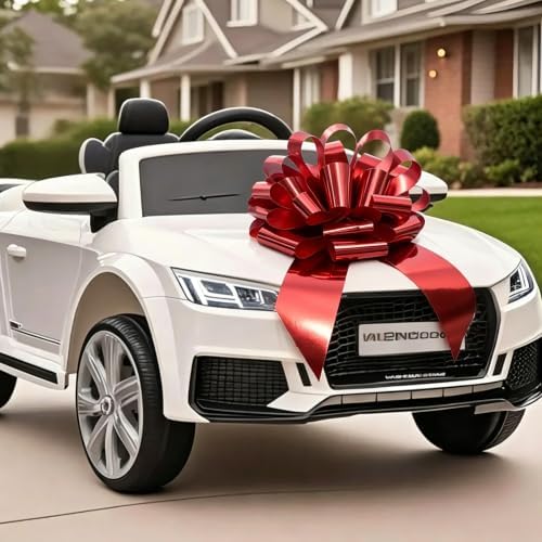 Big Gift Bow 12 Inch Big Red Bow for Gift Car Bike Birthday Decor