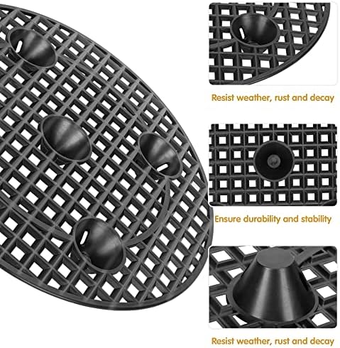 6 Pcs Big Potted Plant Stands, 12 Inch Patio and Deck Floor Protector