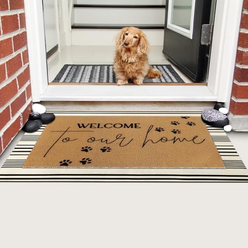 Tinideya 2 23.6 X 35.4 Inches PET Black White Brown