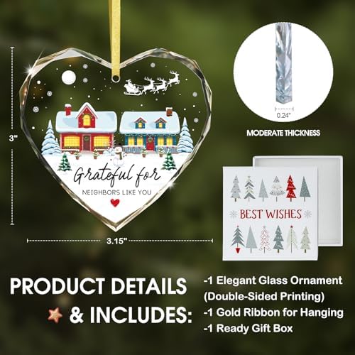 FaCraft Neighbor Gifts Christmas Ornaments 2026 Christmas Tree Decorations
