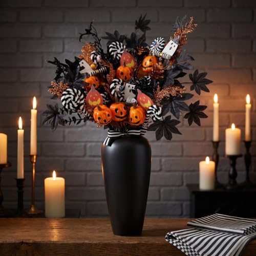 6 PCS Halloween Stems Faux Flower Picks Halloween Decor Festive Branches
