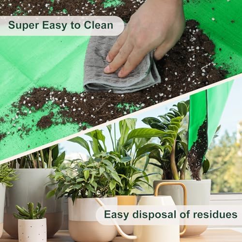 Waterproof Repotting Mat Super Thick for Indoor Potting Soil 39.5"x29.5"