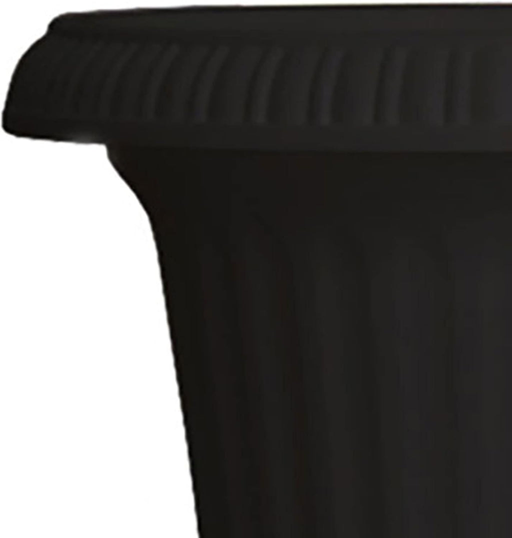 Southern Patio Large 14 Inch Outdoor Garden Lightweight Utopian Urn Planter with UV-Coated Finish for Entryways