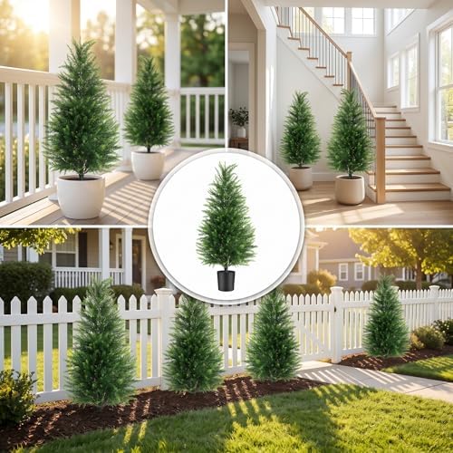 3FT Artificial Cedar Trees 2 Pack