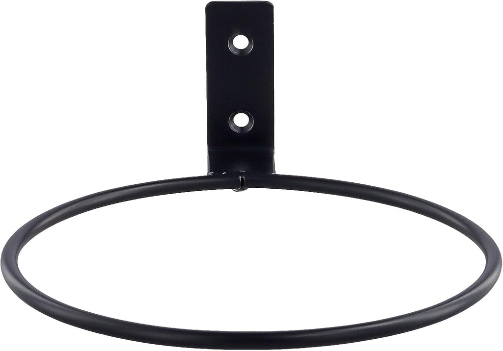 10 PCS 6 Inch Black Plant Pot Holders Rings, Wall Mount Flower Pot Brackets with Screws, Round Flowerpot Iron Rings