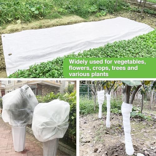 Plant Covers Freeze Protection 6.5x16ft Frost Cloth for Winter Outdoor
