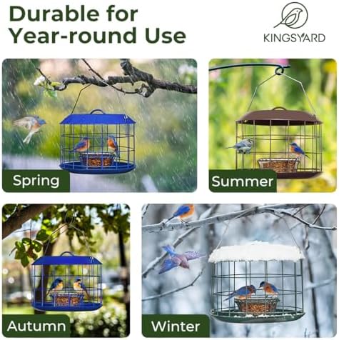 Kingsyard Bluebird Feeders for Outdoors Hanging