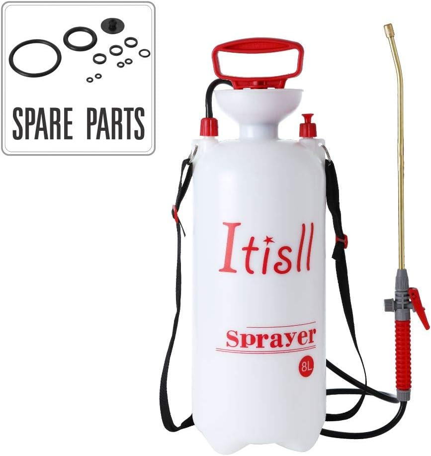 ITISLL Garden Pump Sprayer Replacement Accessories Include Brass Wands,Hoses and Handle,Triggers for Portable Patio and