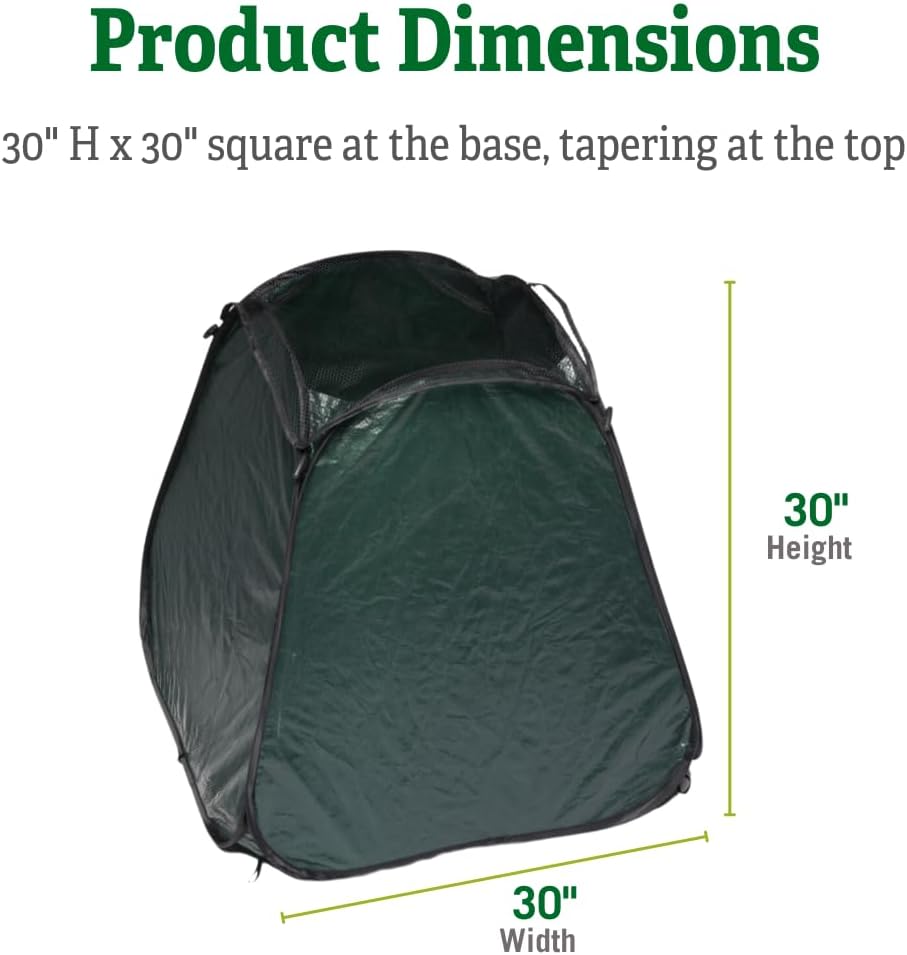 Gardener's Supply Company Pop-Up Plant Cover Freeze Protection | Easy to Install Outdoor Garden Flowers, Shrub Plants