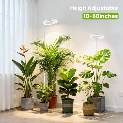Kullsinss 6.3in Grow Light, Full Spectrum Plant Lights for Indoor Growing