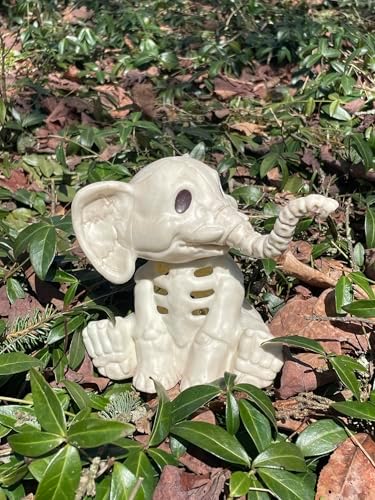 Seasons Crazy Bonez Skeleton Elephant Figurine, 5.5"