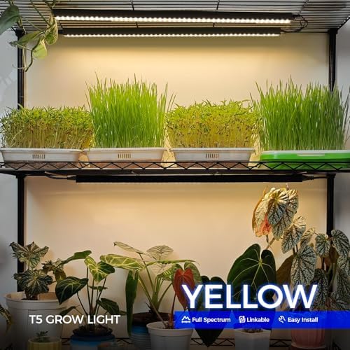 Barrina T5 Grow Lights, 2FT 10W Plant Light for Indoor Growing, 8 Packs
