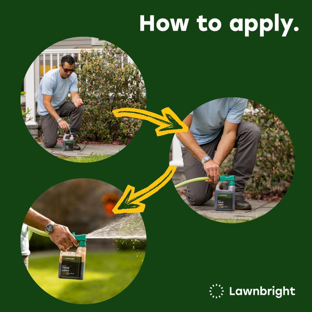 Total Lawn Liquid Lawn Fertilizer - Phosphorus-Free Hose-On Spray - 32 oz | Slow-release nitrogen & potassium with sea
