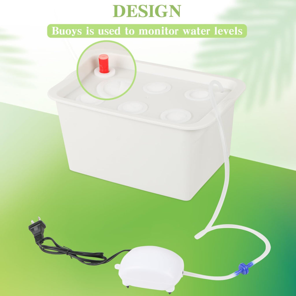 Hydroponics Grower Kit DIY Self Watering Indoor Hydroponics Tools Hydroponic System Planting Container Include Aquarium