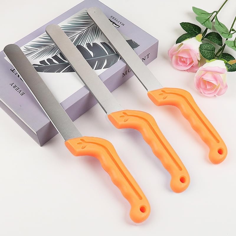 Tinsow Florist Professional Cutting Knife for Flower Foam Block Knives for Floral Foam Block Bricks(Orange)