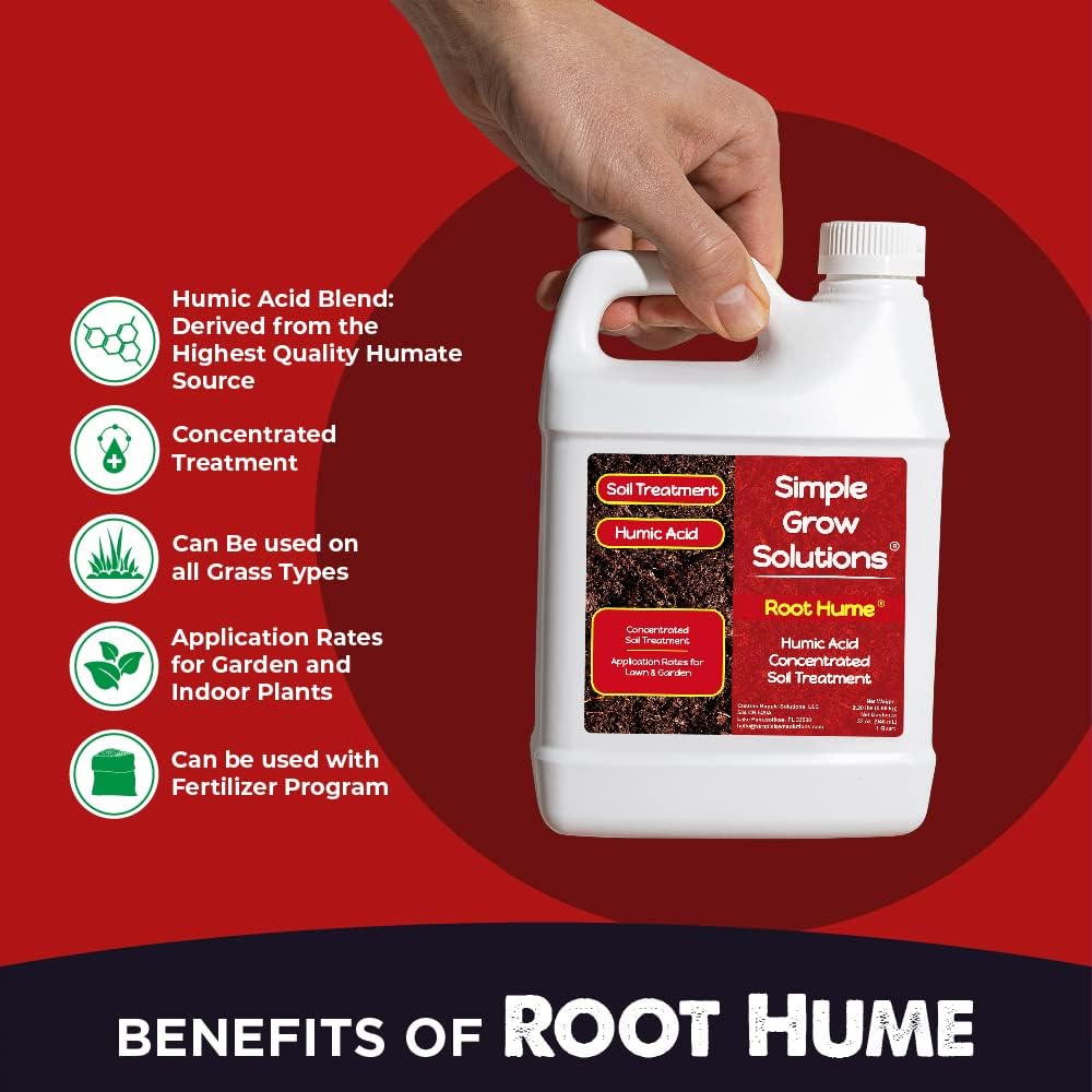 Raw Organic Soil Conditioner- Root Hume- Simple Grow Solutions- Natural Plant & Lawn Treatment- Nutrient Food Enhancer
