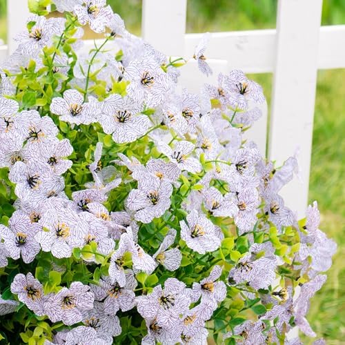 Artificial Flowers for Outdoors Fake Flowers Plant Spring Summer Decoration