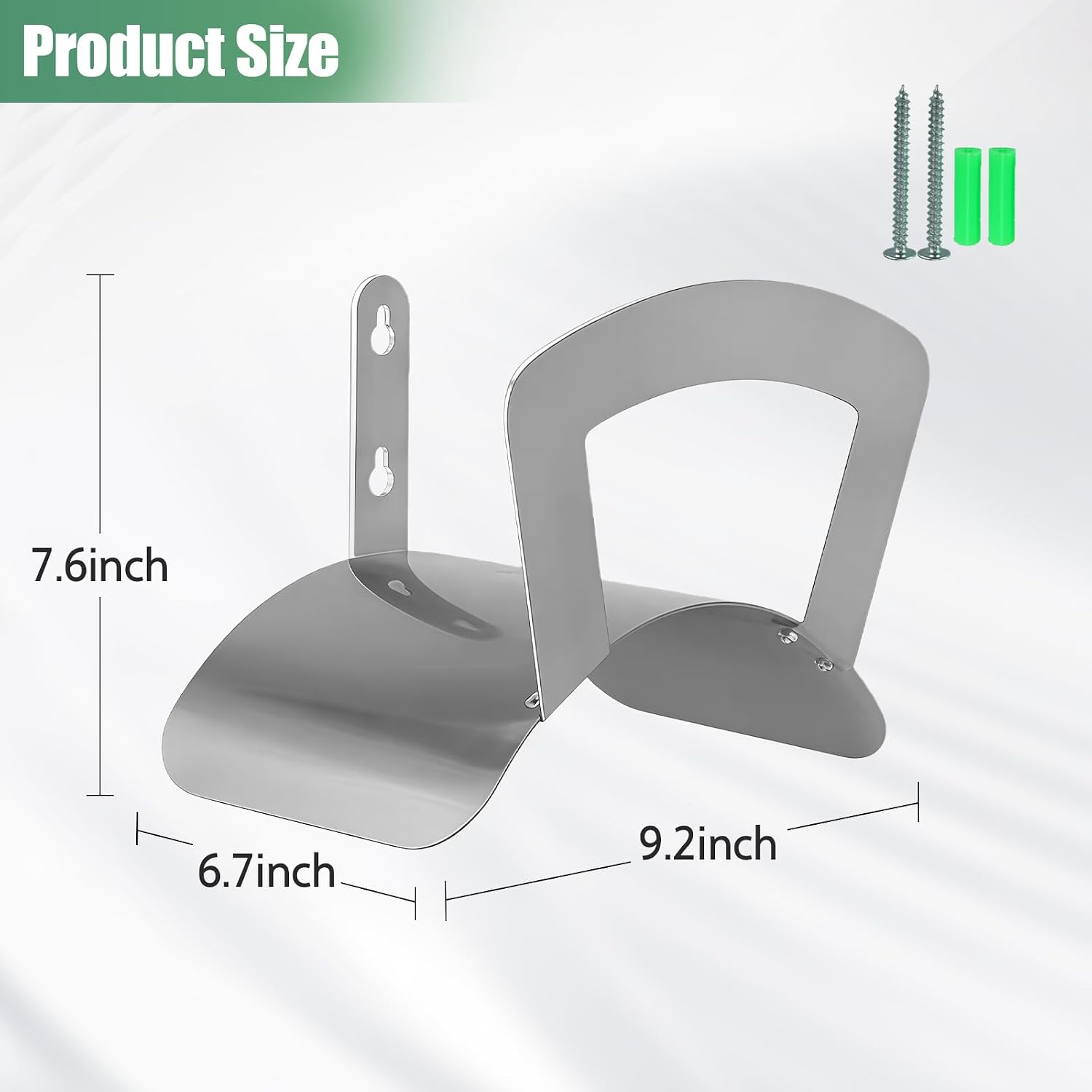 Primst Garden Hose Holder Wall Mount Hose Hanger Heavy Duty Metal Hose Bracket Water Hose Storage Organizer Durable