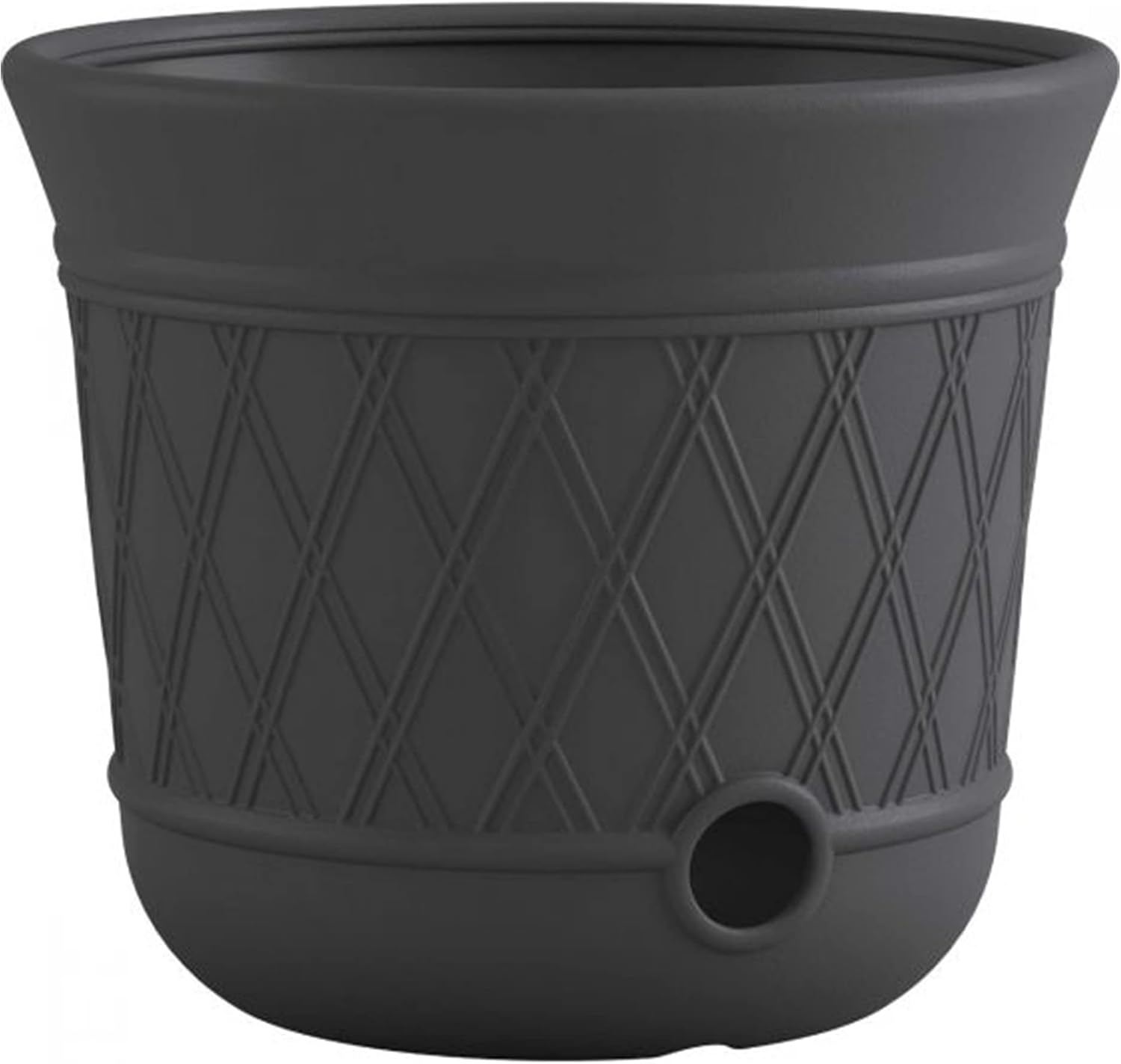 Suncast 2 Pack 14" x 12" Round Resin Decorative Weatherproof Outdoor Hideaway Standard Garden Hose Storage Pot with