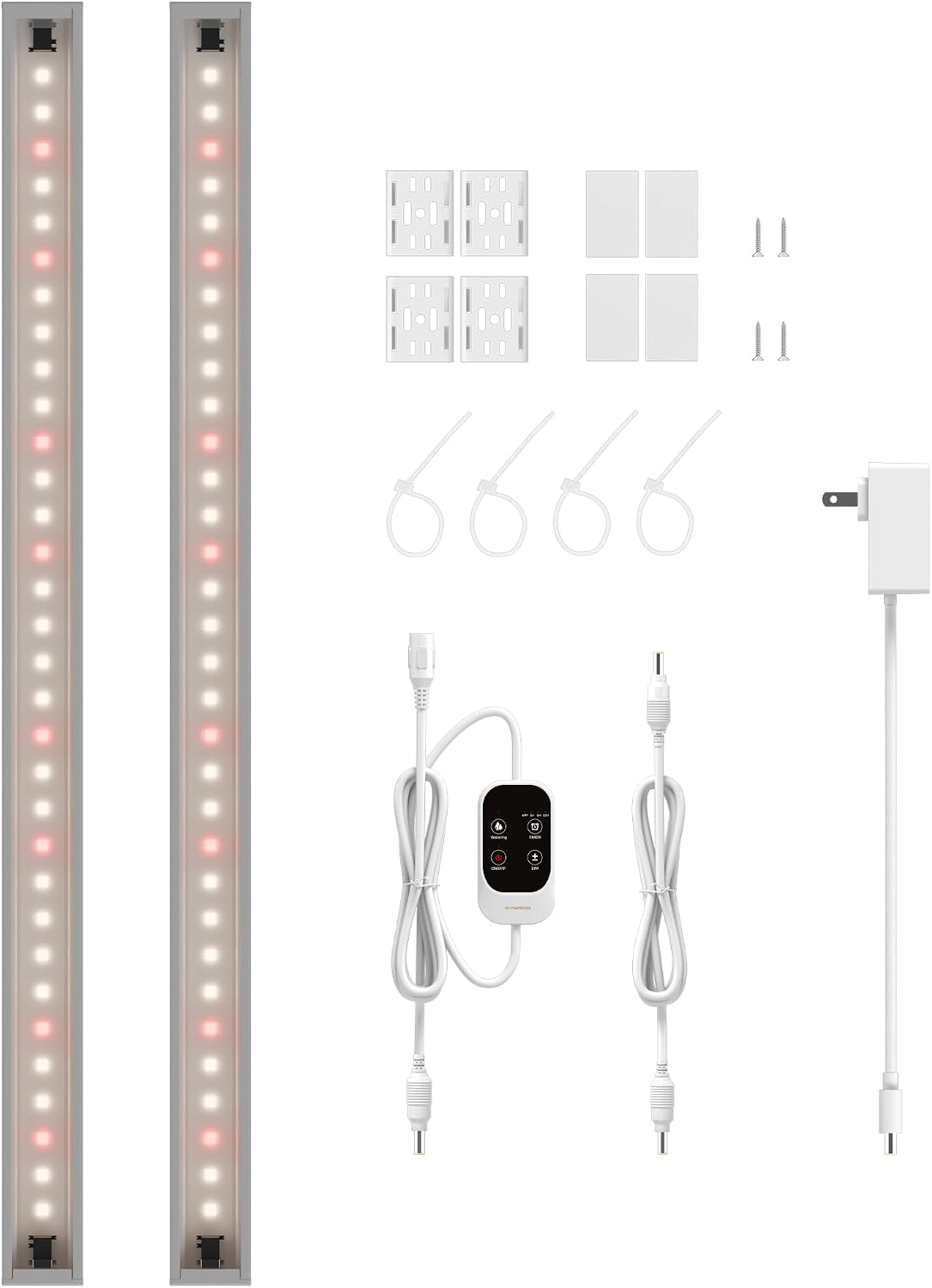 GLOWRIUM T5 Grow Light for Indoor Plants, 3500K Plant Light Strip