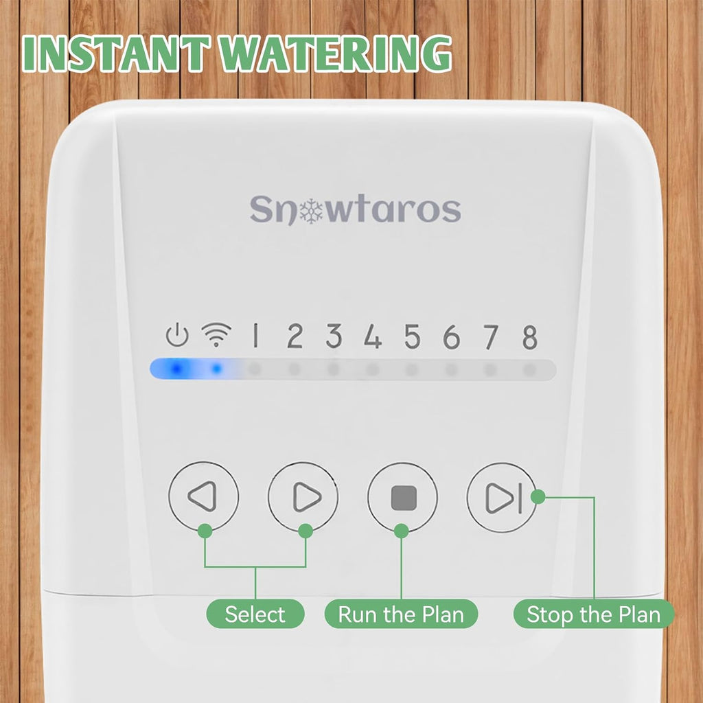 WiFi Smart Sprinkler Controller, 8 Zone | Irrigation Controller with APP Control, Local Weather Intelligence, Rain