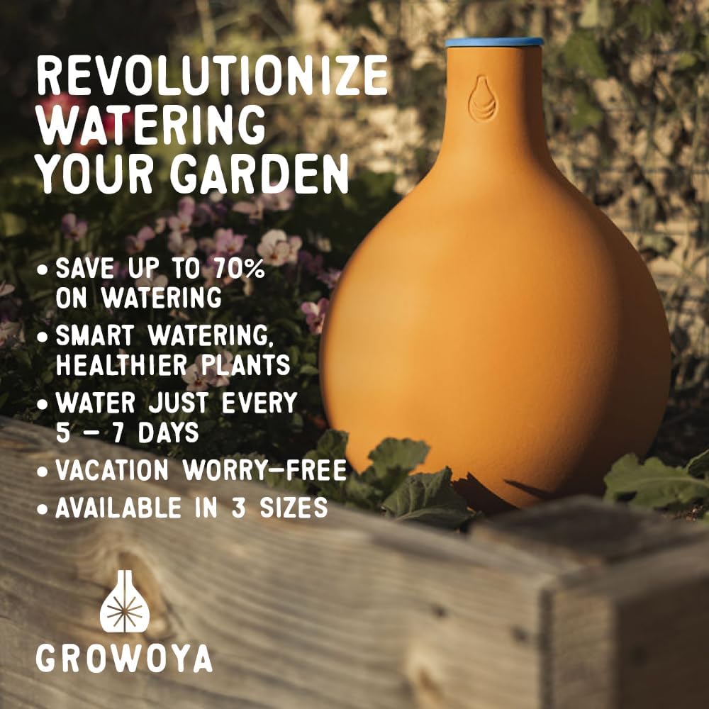Medium OYA Irrigation Pot for Garden Bed, Raised Planters and Grow Bags | Self Watering Pots with an Olla Watering
