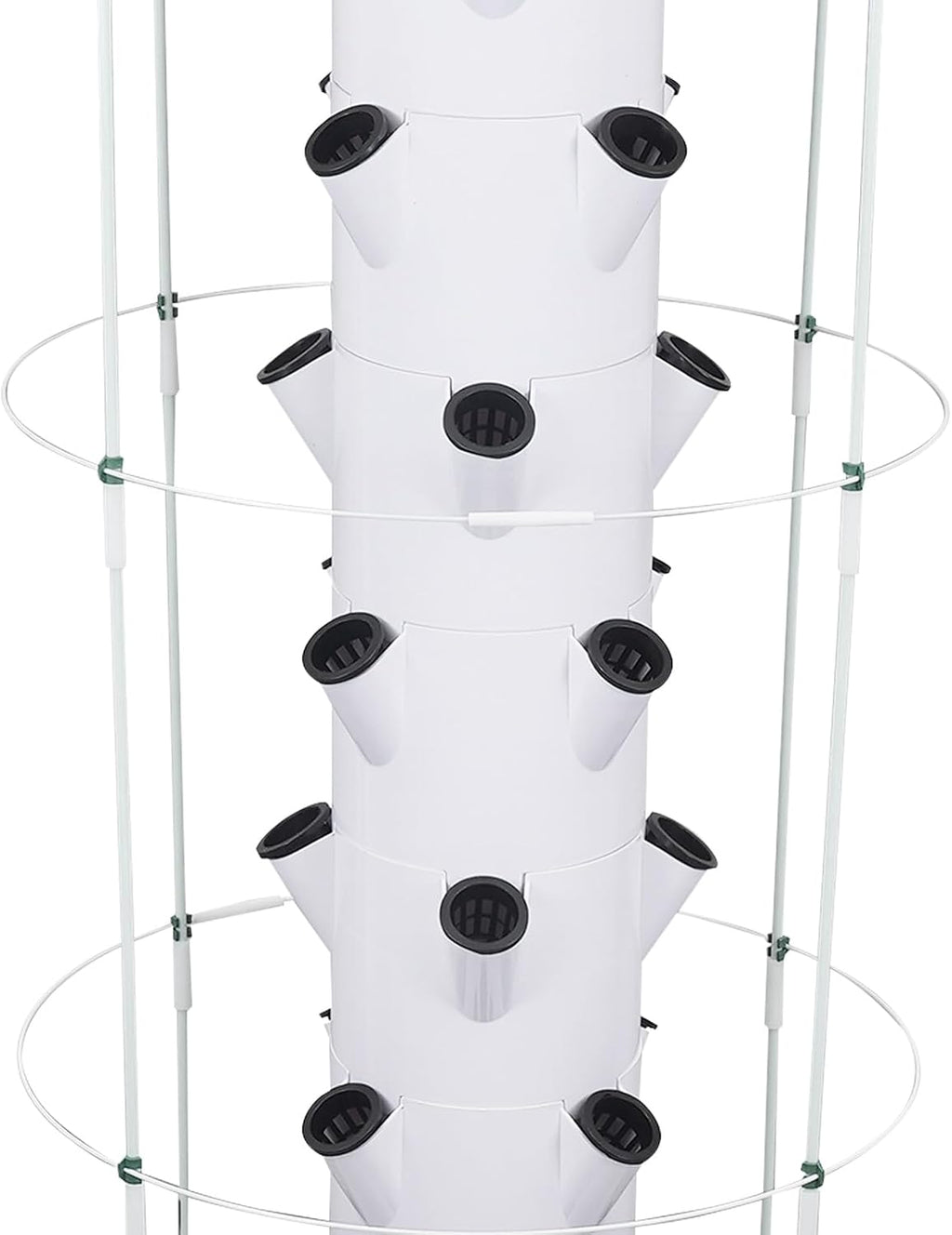 Hydroponics Growing System, 36 Pods Large Vertical Hydroponic Growing Tower with with Climbing Trellis, 9-Tier Indoor