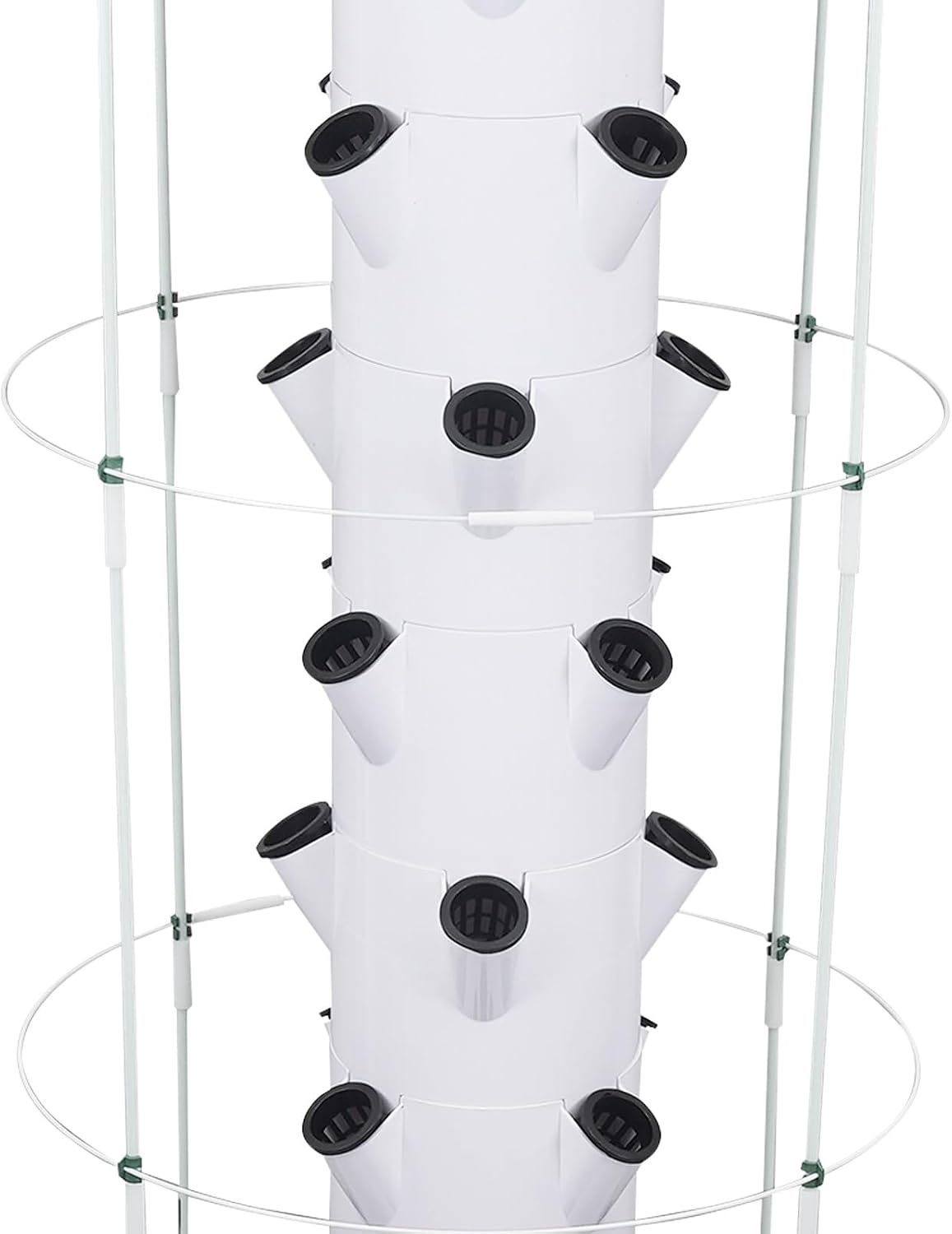 Hydroponics Growing System, 36 Pods Large Vertical Hydroponic Growing Tower with with Climbing Trellis, 9-Tier Indoor