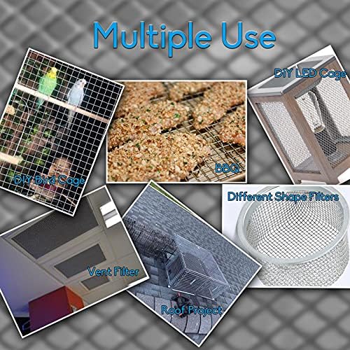 Valchoose 2PACK Wire Mesh 12” X 24”, Sturdy 304 Stainless Steel Mesh