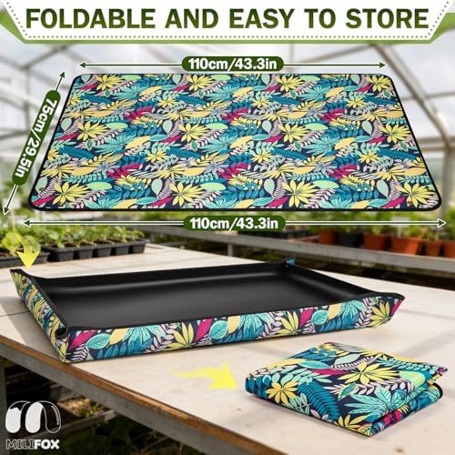 Repotting Mat, Potting Mat for Indoor Plants, Print, 29.5" x 43.3"