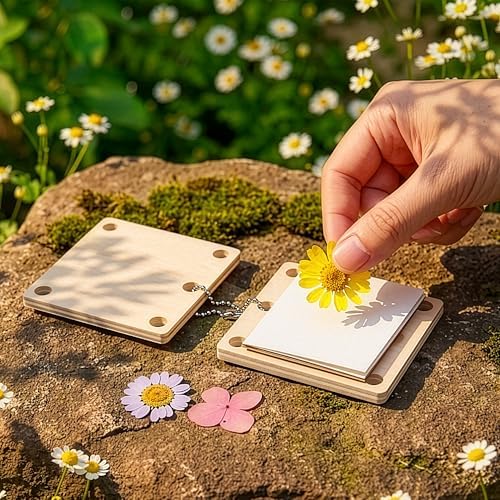 Aboofx Mini Flower Press Kit for Small Flowers Drying for Nature Lover
