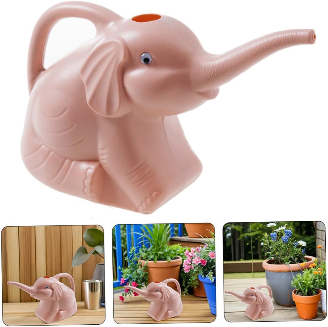 Elephant Watering can 11.81 Inch Long Spout Sprinkler Kettle Lightweight Water Sprayer for Plants Indoor Outdoor Garden