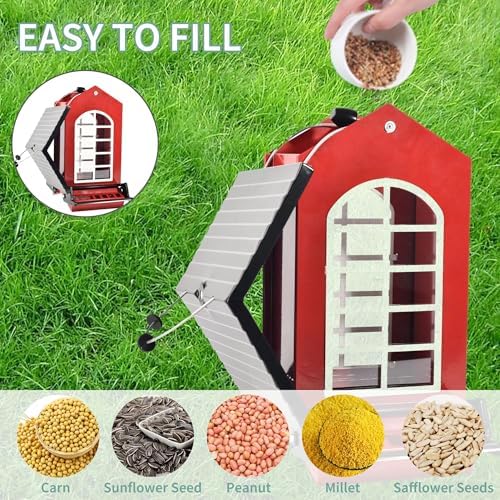 Bird Feeder Squirrel Proof Metal Hanging