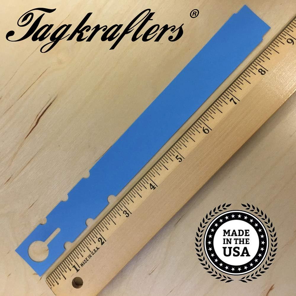9" x 1" Blue - 250 Pcs - Plastic Plant Tags and Labels - Wrap Around Thermal Plastic - Nursery Garden Tree Labels
