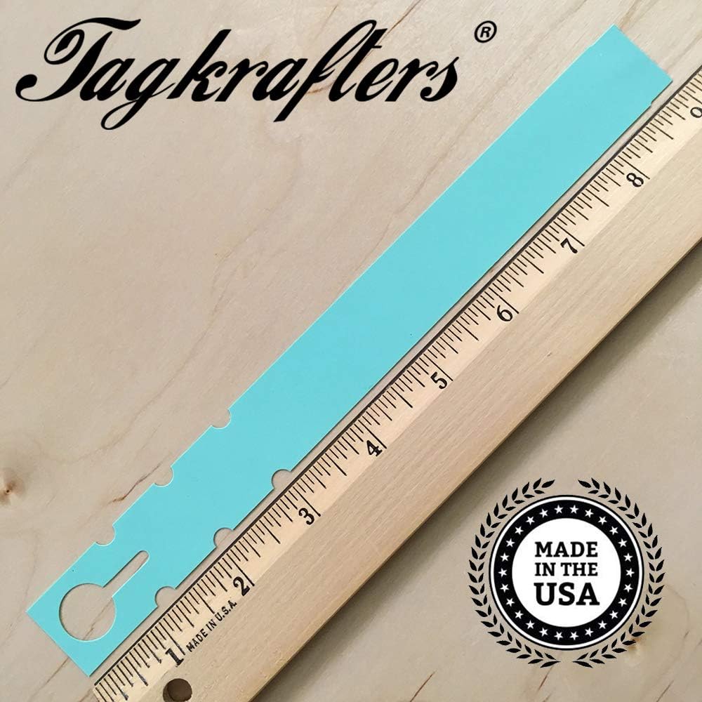 9" x 1" Mint - 250 Pcs - Plastic Plant Tags and Labels - Wrap Around Thermal Plastic - Nursery Garden Tree Labels