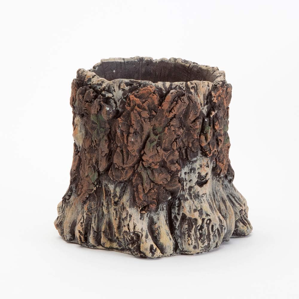 Bits and Pieces - Tree Face Garden Planter Flower Pot - 5 1/2 Inch | Durable Polyresin Indoor-Outdoor Urn for Plants