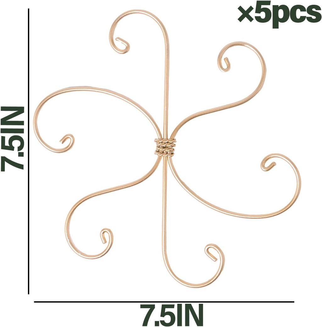 7.5In Monstera Plant Stem Support Hook Set-5PCS Metal stem Holder | Premium Stem Support for Monstera &