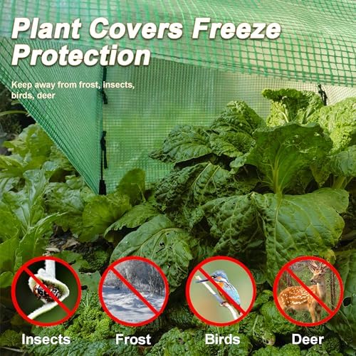 36″*36″*35.5″ Mini Greenhouse Winter Plant Warm Covers - Raised Bed Cover for Seed Starting, Warm Tent Freeze Protection Humidity Domes for Gardening & Winter Shelter and Protecting Plants 2pcs