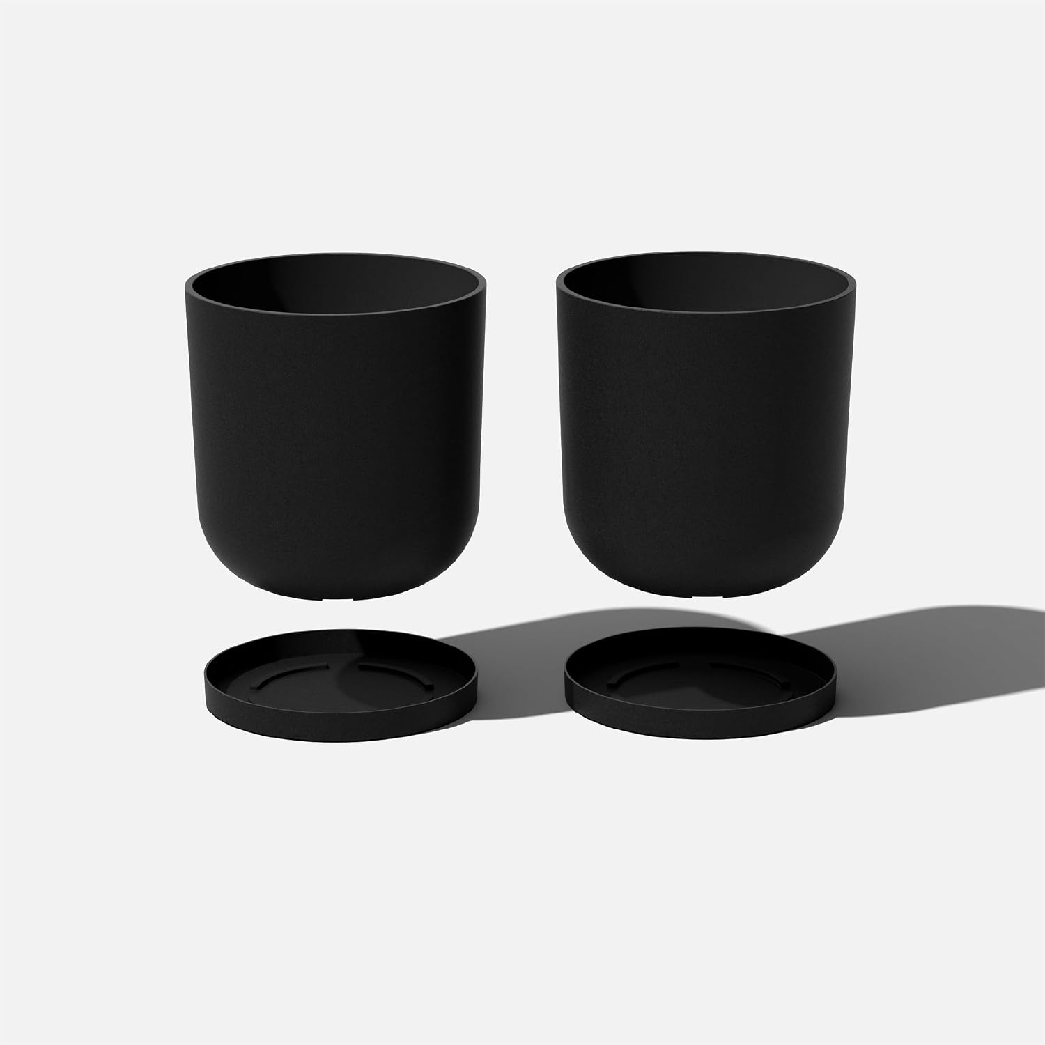 Veradek Mason Series Lima Planter - Round Planter for Indoor or Outdoor Porch/Garden | Made from Plastic-Stone