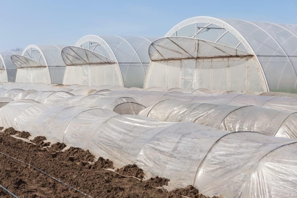 Farm Plastic Supply - Greenhouse Clamp 20 Pack - (3" Long x 3/4" Wide) - White ABS Clamps for Greenhouse, ABS Clips
