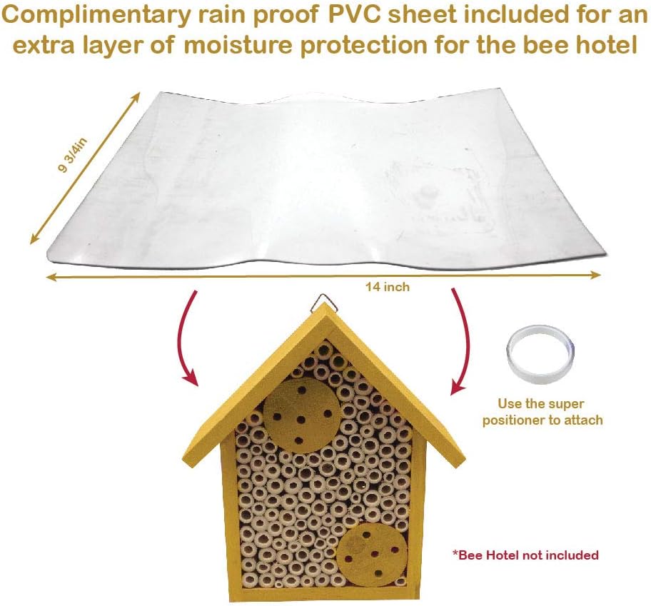 Veezy Mason Bee Tubes Natural Reed Pipe bee hive Inserts Pollinating kit for bee House Blocks bee nest Home Craft