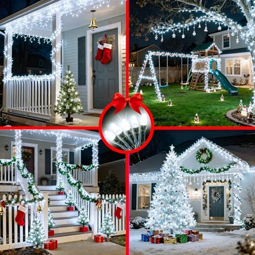 750 LED 240FT Christmas String Lights Outdoor, 12 Pro Modes with Timer
