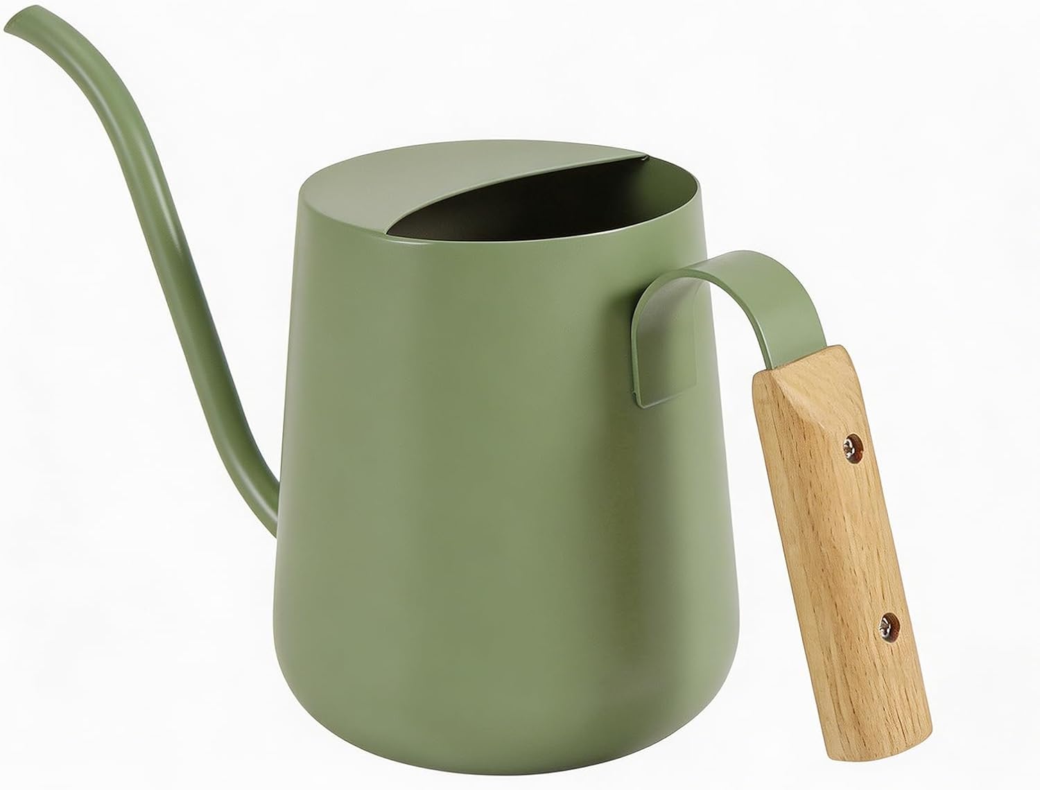 Baffect Watering Can Indoor Plants with Long Spout, 1L / 35oz (Sage Green) | Small Metal Watering Pot For Houseplant
