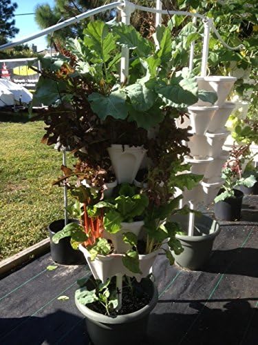 Mr. Stacky New (20) Individual Stacking Hydroponic 13" Pots - Build Your Own Vertical Container Growing System - Grow