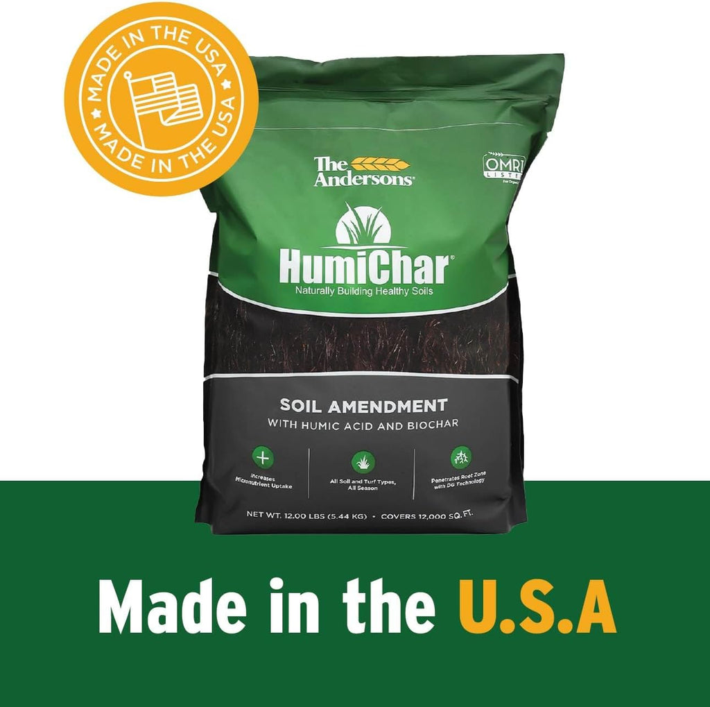 The Andersons HumiChar Organic Soil Amendment with Humic Acid and Biochar Covers 12,000 sq ft (12 lb)