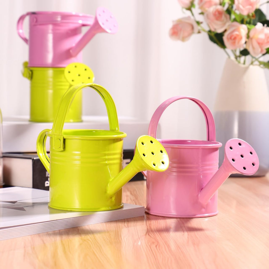 Homoyoyo 5pcs Kids Metal Watering Can Indoor Plants Children Small Watering Cans Iron Sprinkling Kettles for Gardening