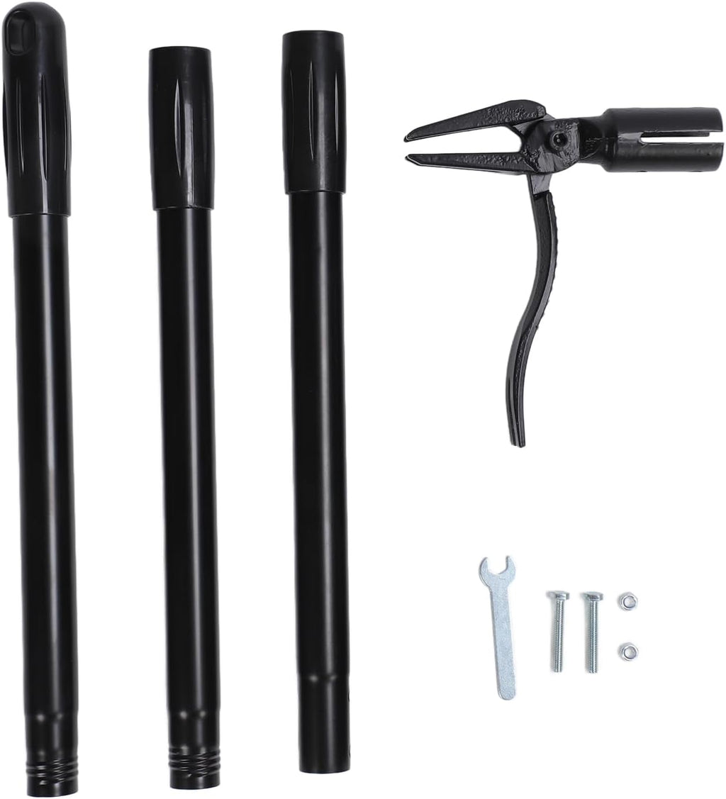 banapoy Garden Weed Puller, Stand Up Weed Puller Tool with Long Handle, Length Adjustable Weeder Puller Tool Claw Root